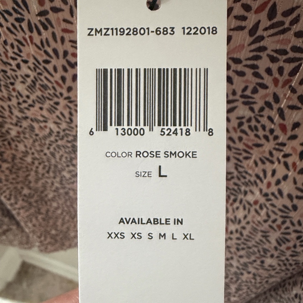 BCBGeneration Women's Pink and Black Patterned Blouse - Picture 6 of 6